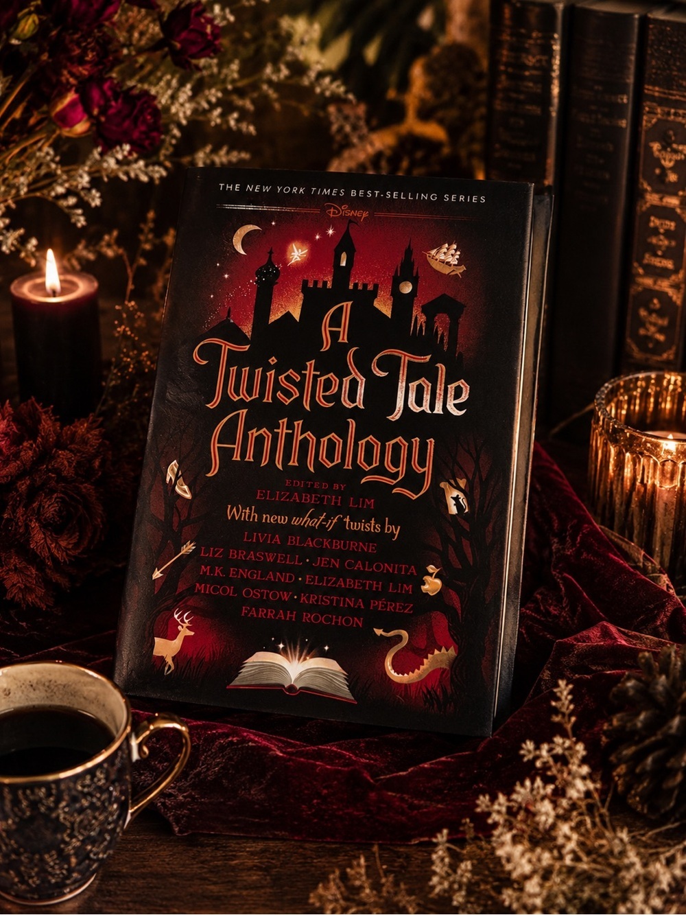 A Twisted Tale Anthology - Hardcover Book in Black and Orange